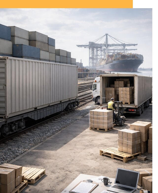 Мультимодальные перевозки грузов по миру от 45725 руб