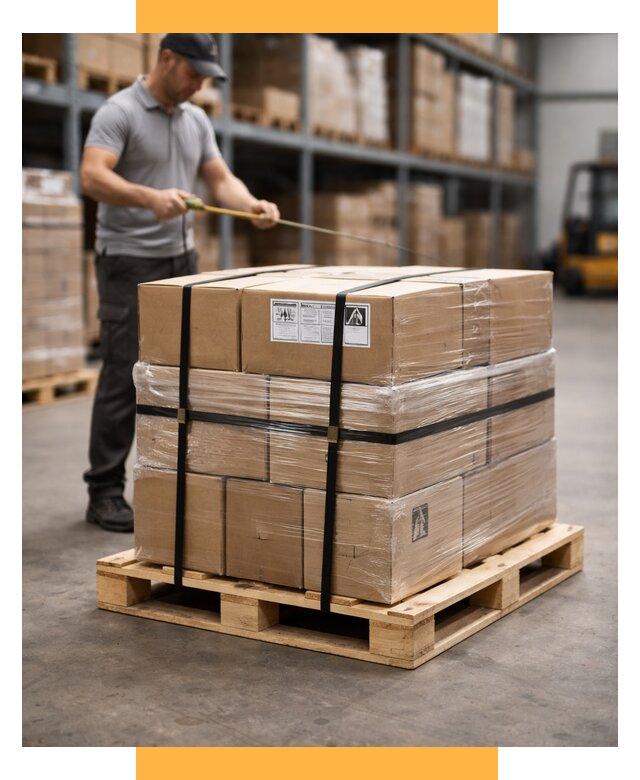 Упаковка и паллетирование грузов от 3556 р. | СетСервис-Крр