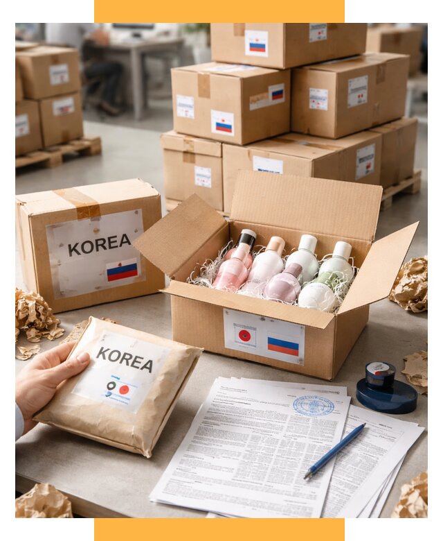 Доставка косметики из Кореи от 8637 р. под ключ | СетСервис-Крр