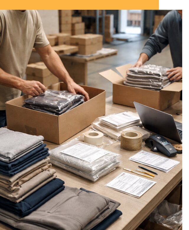 Перевозка одежды по миру от 7621 руб. с таможенным оформлением