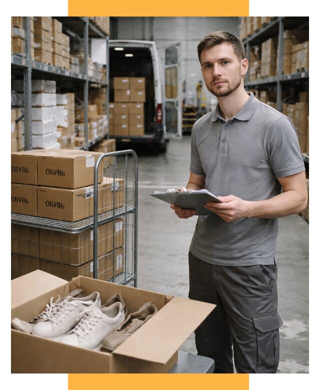 Доставка обуви из Китая и Турции от 4572 р. СетСервис-Крр