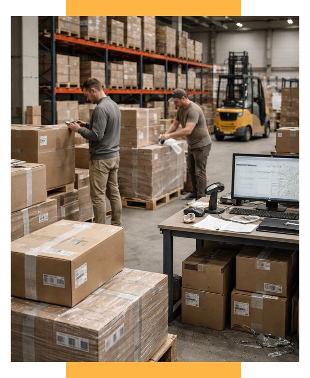 Склад консолидации в Европе от 6605 р., услуги СетСервис-Крр